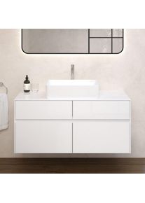 Villeroy & Boch Villeroy & Boch Embrace Meuble avec vasque, 4 tiroirs, 5A6156RW+A95700DH,