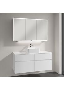 Villeroy & Boch Villeroy & Boch Collaro Meuble avec vasque &agrave; poser et armoire de toilette My View Now, 5A5938R1+A95700DH+A4551200, My View Now