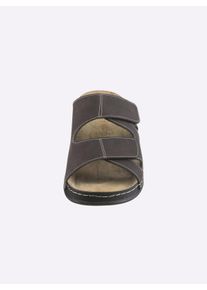 Heren Slipper met antishock in bruin ,maat 41, WITT, 100% Imitatieleer