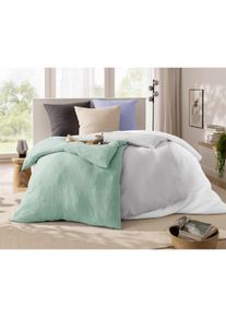 Kaeppel unisex Bedtextiel in ivoorkleur ,maat 80x80/135x200 cm, Witt, 100% Katoen