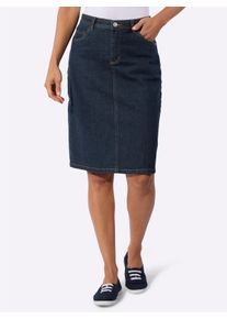 Dames Jeansrok in 5-pocketsmodel in dark-blue ,maat 38, WITT, 99% Katoen, 1% Elastan