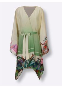 Olympia Dames Tuniek in resedagroen/roze ,maat S, Witt, 100% Polyester