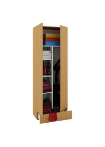 Vcm Mehrzweckschrank &raquo; Holz-Besenschrank 6 F&auml;cher Ma&szlig;e: . B. 70 x H. 196 x T. 40 cm Haushaltsschrank Mehrzweckschrank Extra Schublade - Vandol&laquo; 1 Stk.