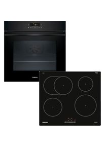 Constructa Backofen-Set &raquo;CF4M28063&laquo; mit Teleskopauszug nachr&uuml;stbar Pyrolyse-Selbstreinigung