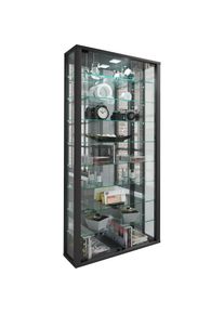 Vcm Wandregal &raquo; Glasvitrine h&auml;ngend Vitrine Glas mit ESG-Sicherheitsglas Ma&szlig;e ca. H. 115 xx B. 59 x T. 18 cm H&auml;ngevitrine Glas Modern und platzsparend