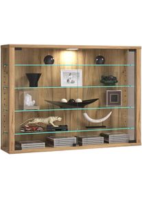 Vcm Wandregal &raquo;Wandvitrine H&auml;ngevitrine Glasvitrine Vitrosa L&laquo; 1 Stk. tlg.