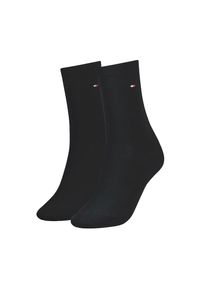 Tommy Hilfiger Socken &raquo;TH WOMEN SOCK CASUAL 2P&laquo; 2 Paar, 2 Stk. tlg. mit flacher Zehennaht schwarz, Gr&ouml;&szlig;e 39-42