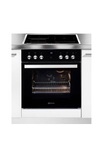 Bauknecht Flex-Induktions-Herd-Set &raquo;HIS5 EI8VS3 ES&laquo; mit 3-fach-Teleskopauszug PowerHei&szlig;luft