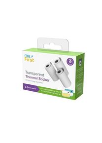 myFirst Thermal Sticker Paper 3 Rolls - Transparen