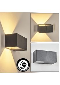 hofstein Fanor v&auml;gglampa utomhus, Up & Down Lampa, V&auml;gglampa LED Antracit, 1-ljusk&auml;llor