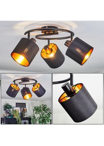 hofstein Alsen Taklampa, Takstr&aring;lkastare Svart, 3-ljusk&auml;llor