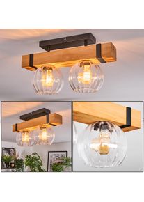 hofstein Sernadelo Taklampa, kullampa Naturf&auml;rger, Svart, 2-ljusk&auml;llor