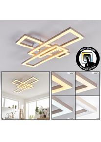 hofstein Marluk Taklampa LED Krom, Sandf&auml;rgad, Vit, 1-ljusk&auml;llor