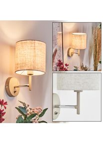 hofstein Ganik V&auml;gglampa Krom, cremef&auml;rgad, Sandf&auml;rgad, 1-ljusk&auml;llor