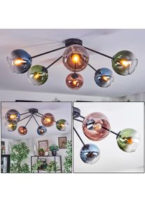 hofstein Koyoto Taklampa, kullampa 77.5 cm Bl&aring;, Gr&ouml;n, Klart, Kopparf&auml;rg, 6-ljusk&auml;llor