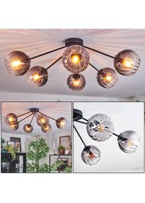 hofstein Koyoto Taklampa, kullampa 77.5 cm Klart, R&ouml;kf&auml;rger, 6-ljusk&auml;llor