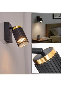 hofstein Fenik V&auml;gglampa, V&auml;ggspotlight Svart, 1-ljusk&auml;llor