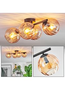 hofstein Koyoto Taklampa, kullampa Amber, 4-ljusk&auml;llor