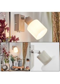 hofstein Fonik V&auml;gglampa, V&auml;ggspotlight Krom, Sandf&auml;rgad, 1-ljusk&auml;llor