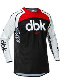 Fly Racing Evolution DST DBK Special Edition, jersey , color: Black/White/Red , size: L