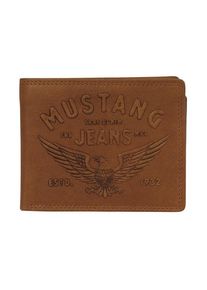 Mustang, Herren, Geldb&ouml;rse &raquo;Valencia&laquo; Geldbeutel Herrnb&ouml;rse Portemonnaie, cognac, cognac, Aus 100% Leder