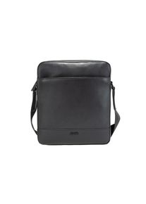 JOOP!, Damen, Schultertasche &raquo;manciano remus shoulderbag xsvz&laquo;, black, black, Aus Rindsleder