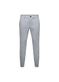 Only & Sons ONLY & SONS, Herren, Chinos &raquo;ONSMARK SLIM DITSY 020934 PANT NOOS&laquo; Viskosemischung, slim fit, Blue Fog Detail:LGM, L&auml;nge 30, 32 -L&auml;nge 30, Blue Fog 