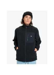 Quiksilver, Herren, Fleecejacke &raquo;CLEAN COAST FZ&laquo; aus Polyester, leichtes Material, f&uuml;r Erwachsene, BLACK, L, Fleecejacke f&uuml;r Erwachsene bietet 