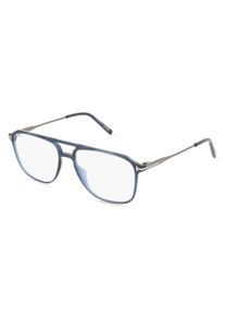 Tom Ford FT5665-B okulary męskie | Oprawka: Pełnoramkowe, Pilotki, Niebieski