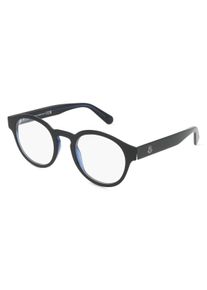 Moncler ML5122 okulary unisex | Oprawka: Pełnoramkowe, Okrągłe, Niebieski