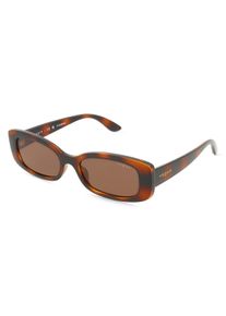 Vogue 0VJ2031 | Kinder-Sonnenbrille | Fassung: Vollrand, Pilot, Kunststoff, Havanna Dunkel | Glasfarbe: Braun