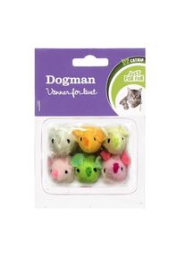 Dogman Katzenspielzeug M&auml;use mit Katzenminze (6er-Pack)