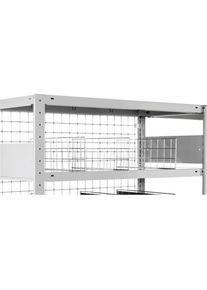 META Regalbau, Kellerregal, Trenngitter-freistehend 300x150 mm verz.FIX Regal META
