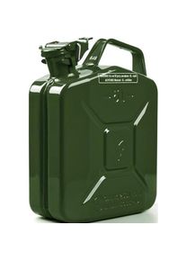 Valpro, Garagenausstattung, Kraftstoffkanister 5 l Olivgr&uuml;n RAL 6003 Stahlblech 0,9 mm L230xB120xH310mm