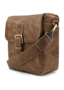 MegaGear Torres Mini Oberleder Kameratasche (Kamera Schultertasche), Kameratasche, Braun