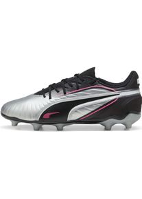 Puma, Unisex, Fussballschuhe, King Match Fg/Ag Jr (38.5), Silber