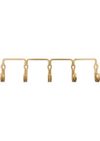 house doctor, Kleiderhaken + Wandgarderobe, Hakenleiste, HDYra, Messing-finish