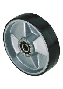 Tecwerk, M&ouml;belrollen, Lenkrad Polyurethan Naben-L. 50 mm Rad-B. 50 mm Rad-&Oslash; 194 mm Alu-Guss-Felge f.Gabelhubw. b.Baujah...