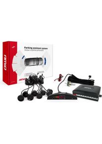 Amio, R&uuml;ckfahrkamera, Parksensor, R&uuml;ckfahr-LED 8 Sensoren schwarz