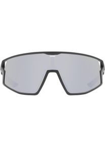 Uvex Sports, Unisex, Sportbrille, Skyryse (black matt (silver), Mirror Silver), Schwarz