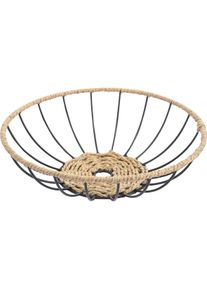 Steinbach Obstkorb schwarz rund Wapi, Abtropfgestell, Schwarz