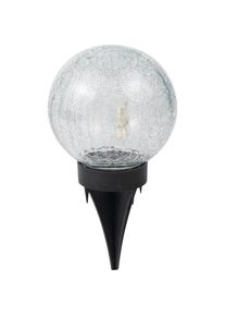 Domoletti, Gartenbeleuchtung, SOLAR CRACKLE GLASS ORB LIGHT15CM 100969 (IP44)