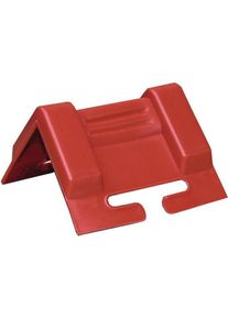 Tecwerk, Spanngurt + Ladungssicherung, Kantenschutzwinkel Schenkell&auml;nge 95 x 95 mm rot mit Schlitz 10 St./Set