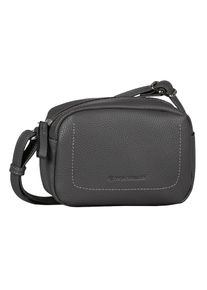 Tom Tailor, Damen, Handtasche &raquo;Elis&laquo; aus weich gek&ouml;rntem Lederimitat auff&auml;llige Ziernaht und feinem Logo, grau, grau, KOMPAKTE AUFBEWAHRUNG: 