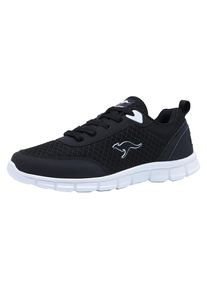 Kangaroos, Damen, Sneaker &raquo;K-RF BETHY&laquo; Atmungsaktiv, jet black/white, 36, jet black/white, Vielseitiger Sneaker von Kangaroos mit Schn&uuml;rung