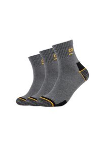Camano, Herren, Arbeitssocken &raquo;work&laquo; 9 Stk. tlg. Cotton-Mix, Multipack, Komfortbund, dunkelgrau-meliert, 43-46, dunkelgrau-meliert, Socken von Camano