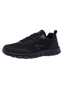 Kangaroos, Damen, Sneaker &raquo;K-RF BETHY&laquo; Atmungsaktiv, jet black/mono, 39, jet black/mono, Vielseitiger Sneaker von Kangaroos mit Schn&uuml;rung