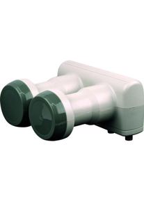 Schwaiger Digitales Monoblock Twin LNB (Twin LNB, 40mm), LNB, Grau