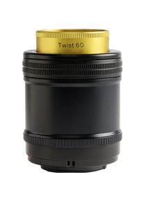LENSBABY Twist 60 (Sony E, APS-C / DX), Objektiv, Schwarz