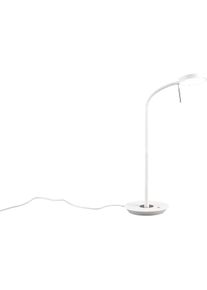 Trio, Tischlampe, MONZA Tafellamp - Bureaulamp - Wit mat - Dimbaar en lichtkleur instelbaar (1400 lm)